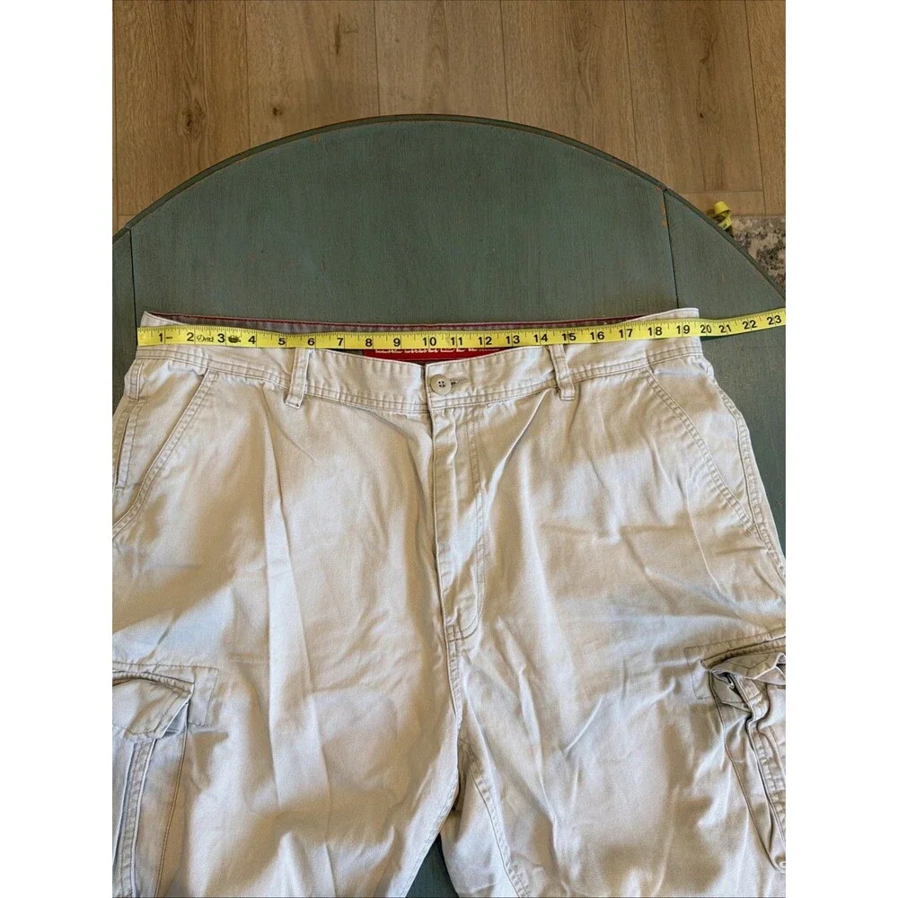 Ecko Unltd Mens 40 Cargo Shorts Tan Khaki Cotton Edison‎ Cargo Short Relaxed